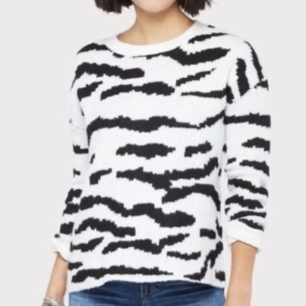 John + Jenn - Abstract Zebra Sweater